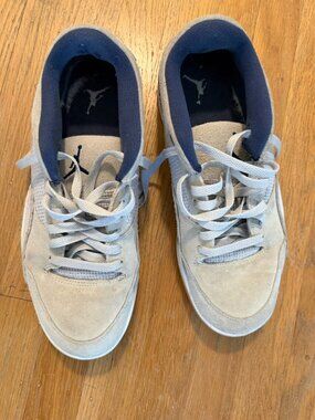 Jordan Flight Court Neutral Grey Midnight Navy Gum